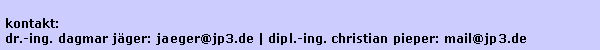 Kontakt: Prof. Dr.-Ing. Dagmar J&auml;ger | Dipl.-Ing. Christian Pieper